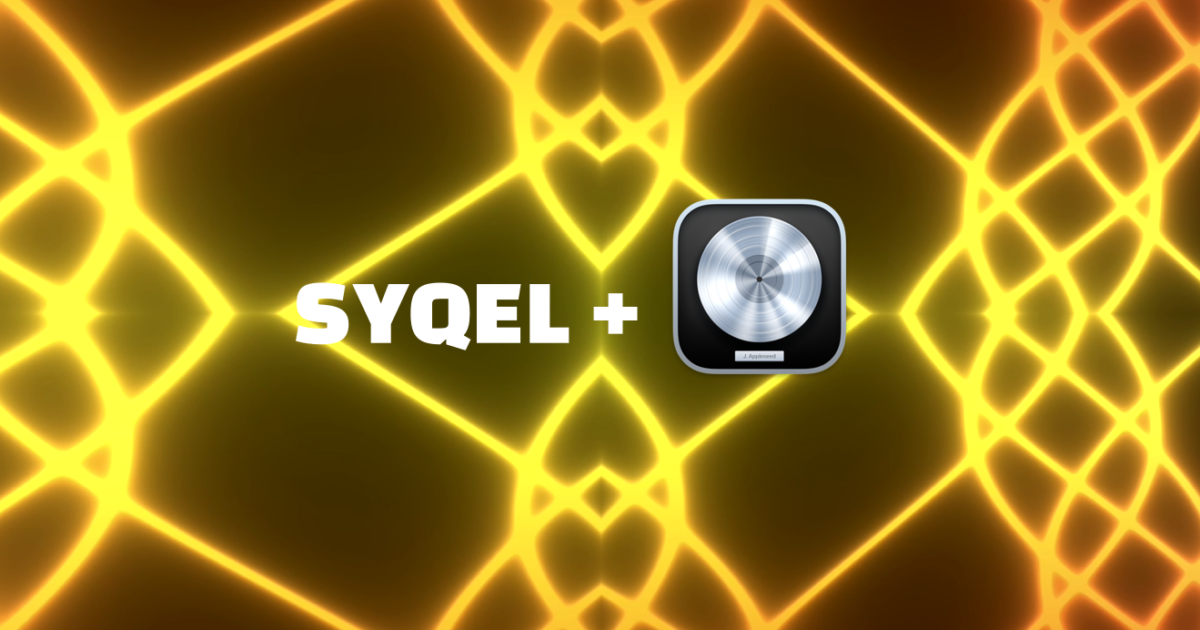 How to use SYQEL Audio Visuals with Logic Pro SYQEL