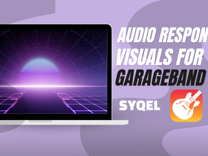 How to create Audio Responsive Visuals from Garageband